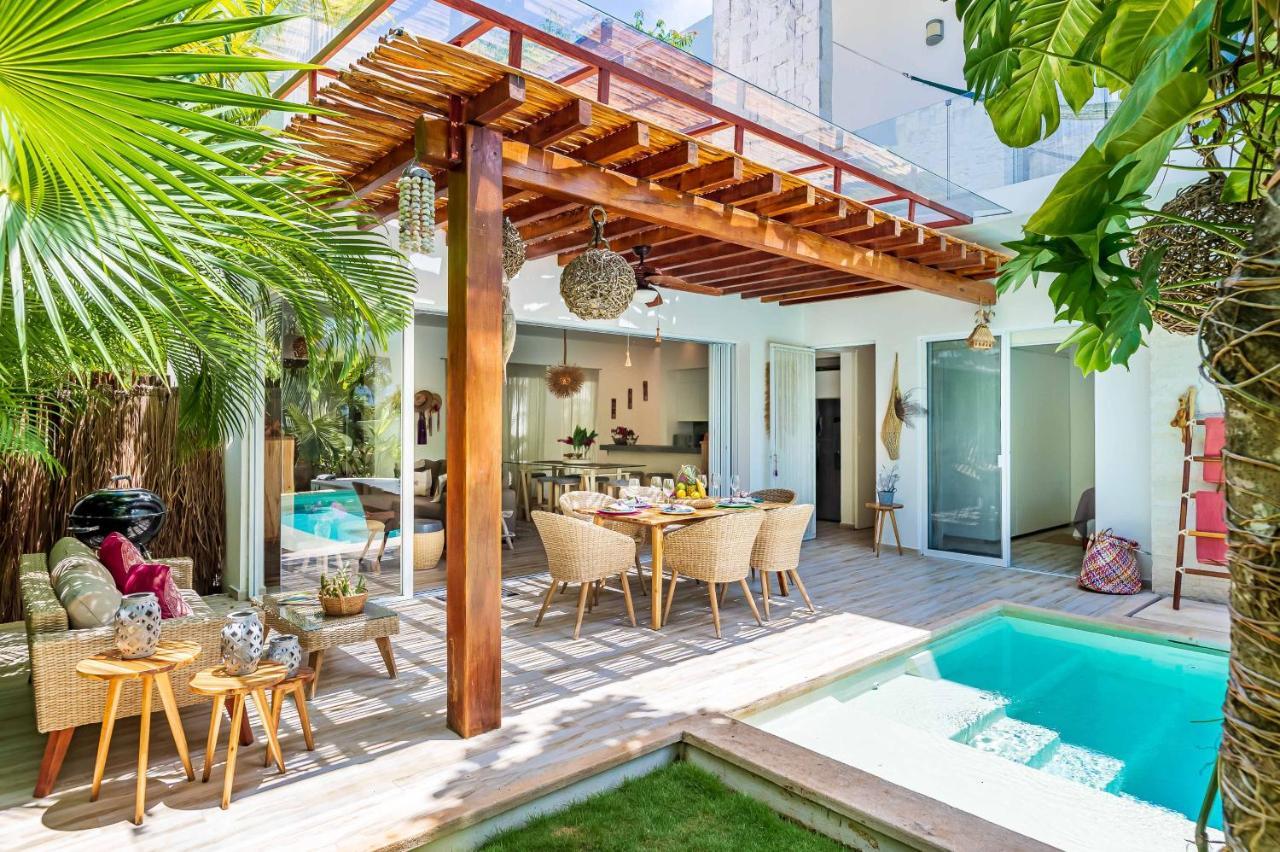 Chic & Mexican Villa, A True Oasis Pool, Security 툴룸 외부 사진